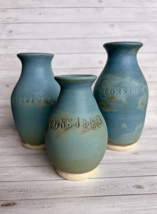 "Consider" Bud Vase - 4.5 - 6"