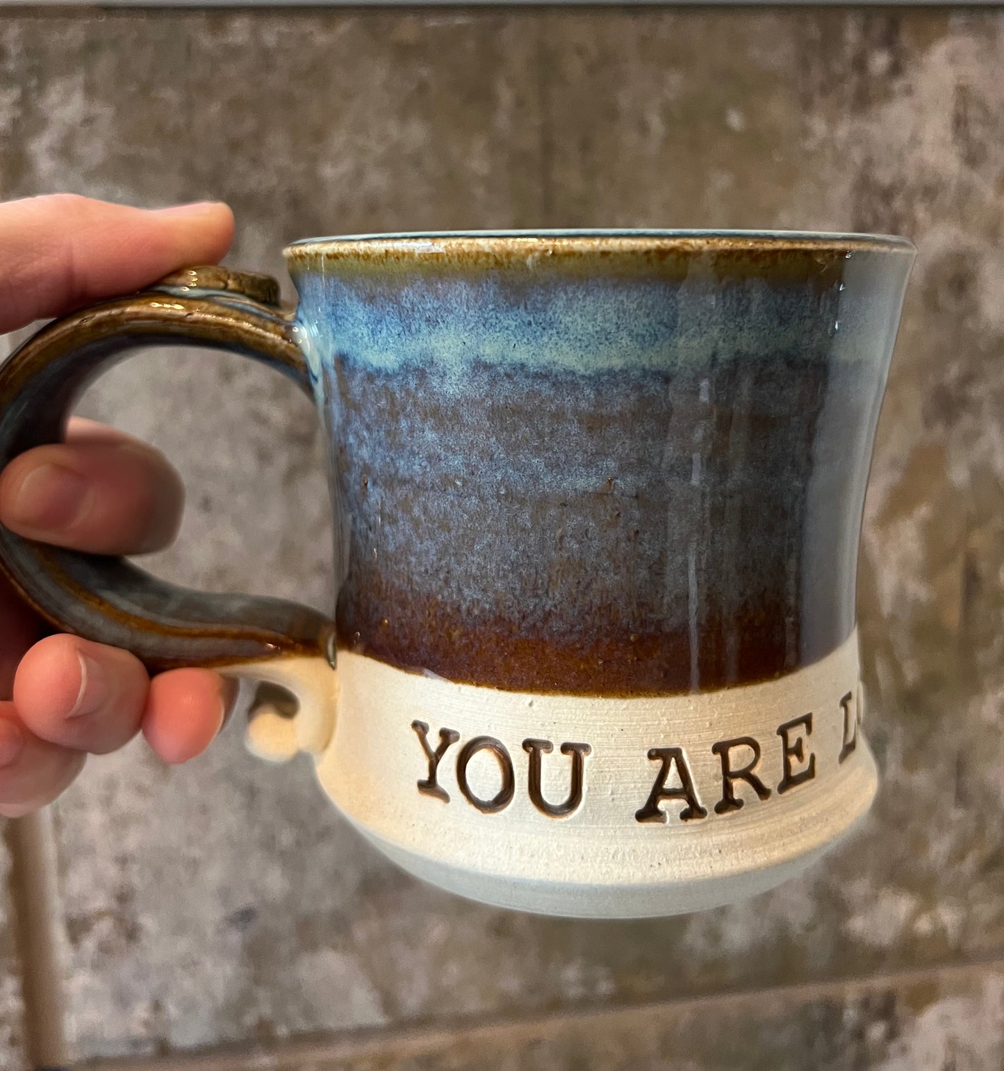 Mug - Galaxy Blue "YOU ARE LOVED" - 12 oz.