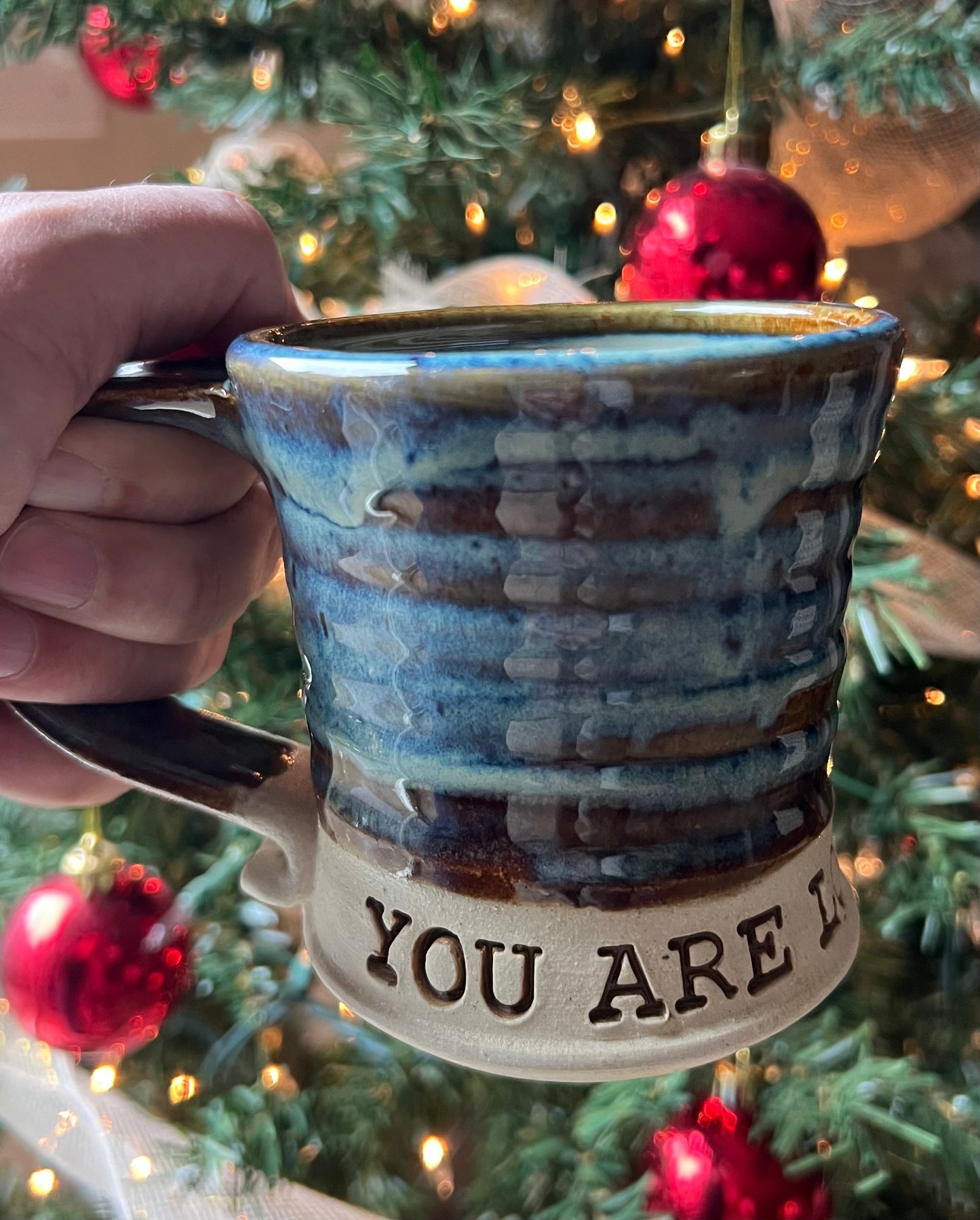Mug - Galaxy Blue "YOU ARE LOVED" - 12 oz.