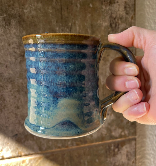 Mug - Galaxy Blue PLAIN, 12 oz